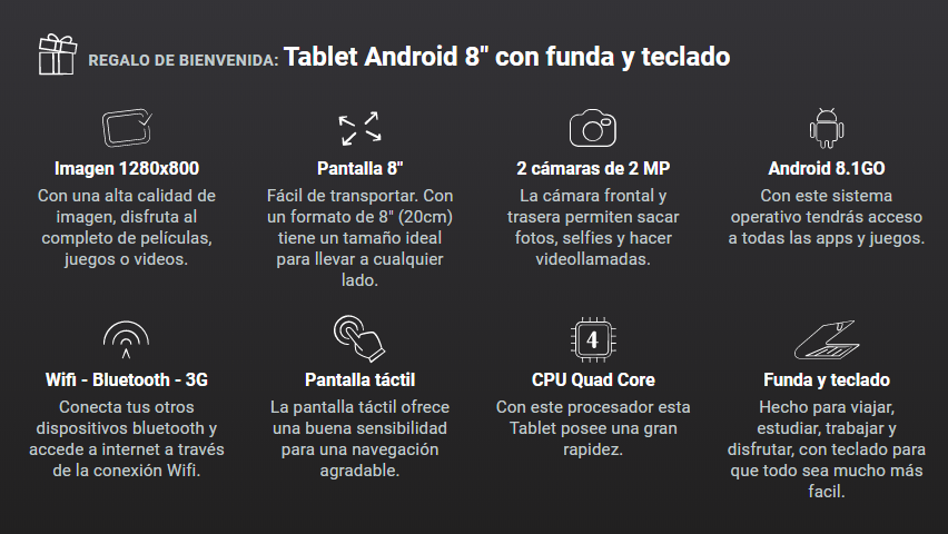 tablet ocu regalo