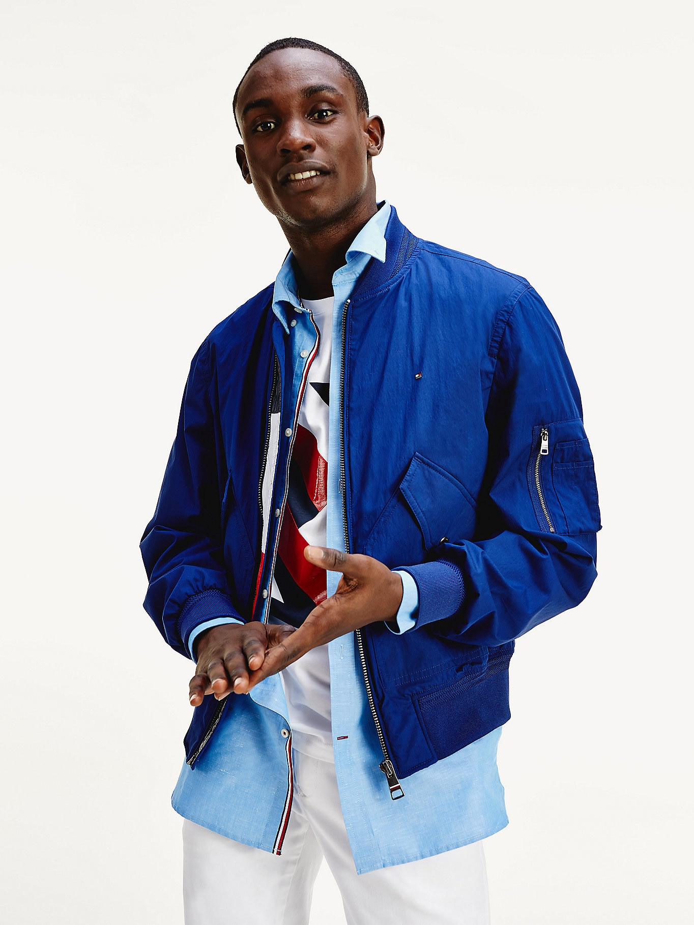 chollazo-cazadora-bomber-tommy-hilfiger-light-weight-cotton-